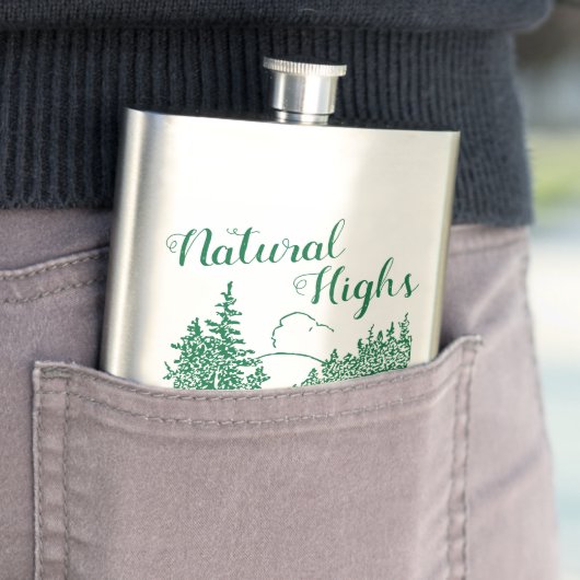 Die natürlichen Highlights sind in Flachmann (Beispiel)