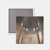 Die Nave des Klosters Santa Maria de Poblet Magnet (Vorderseite/Rückseite)