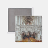 Die Nave und das Innere von Eglise Magnet (Vorderseite/Rückseite)