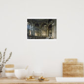 Die Nave von St. Paul's Cathedral (Foto) Poster (Küche)