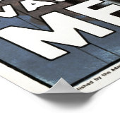 DIE NAVY WILL Einstellung von MÄNNERN im Britische Poster (Ecke)