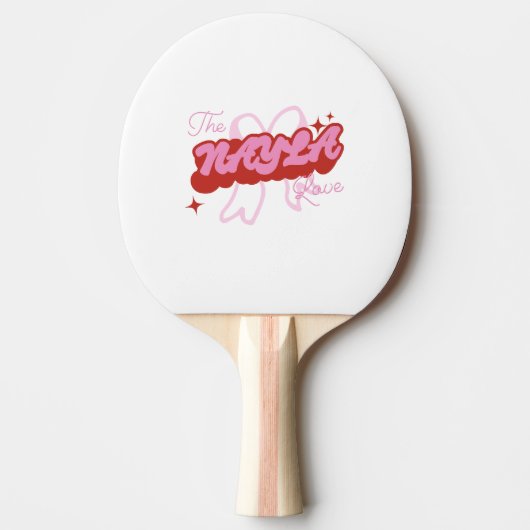 Die NAYLA Liebe Tischtennis Schläger (Vorderseite)