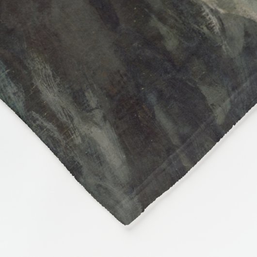 Die Nebelwarnung (von Winslow Homer) Fleecedecke (Ecke)