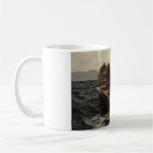 Die Nebelwarnung (von Winslow Homer) Kaffeetasse (Links)