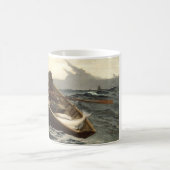 Die Nebelwarnung von Winslow Homer Kaffeetasse (Mittel)