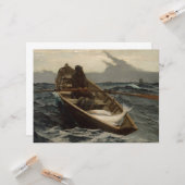 Die Nebelwarnung (von Winslow Homer) Karte (Vorderseite/Rückseite Beispiel)