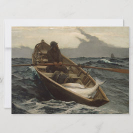 Die Nebelwarnung (von Winslow Homer) Karte