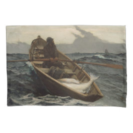 Die Nebelwarnung (von Winslow Homer) Kissenbezug