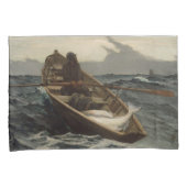 Die Nebelwarnung (von Winslow Homer) Kissenbezug (Vorderseite-Rechts)