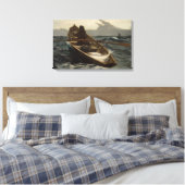Die Nebelwarnung (von Winslow Homer) Leinwanddruck (Insitu (Schlafzimmer))