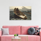 Die Nebelwarnung (von Winslow Homer) Leinwanddruck (Insitu (Wohnzimmer))