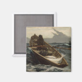 Die Nebelwarnung (von Winslow Homer) Magnet (Vorderseite/Rückseite)