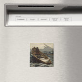 Die Nebelwarnung (von Winslow Homer) Magnet (In Situ (Geschirrspüler))