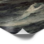 Die Nebelwarnung von Winslow Homer Poster (Ecke)