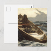 Die Nebelwarnung von Winslow Homer Postkarte (Vorne/Hinten)