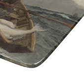 Die Nebelwarnung (von Winslow Homer) Schneidebrett (Ecke)