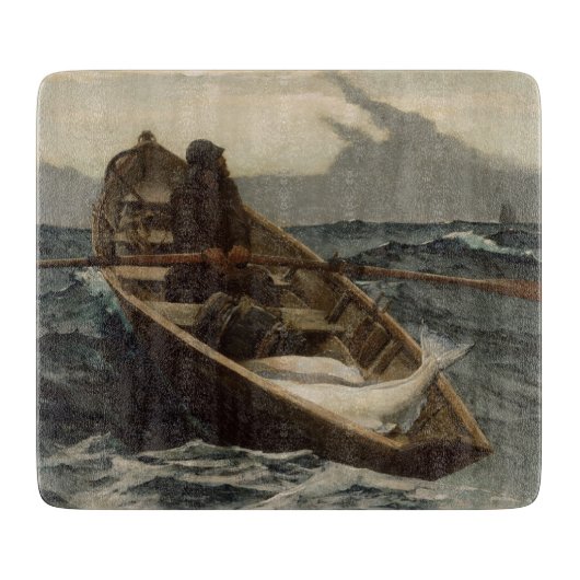 Die Nebelwarnung (von Winslow Homer) Schneidebrett (Vorderseite)