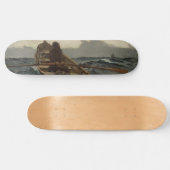 Die Nebelwarnung (von Winslow Homer) Skateboard (Horizontal)