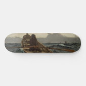 Die Nebelwarnung (von Winslow Homer) Skateboard (Horizontal)