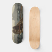 Die Nebelwarnung (von Winslow Homer) Skateboard (Vorderseite)