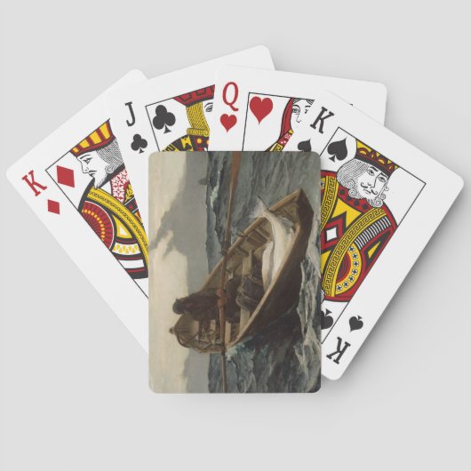 Die Nebelwarnung (von Winslow Homer) Spielkarten (Rückseite)