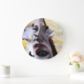 Die Nebeneffekte der Realität - Ken Gage Art Große Wanduhr (Zuhause)