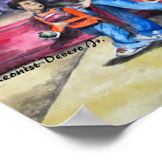 Die Negative Poster (Ecke)