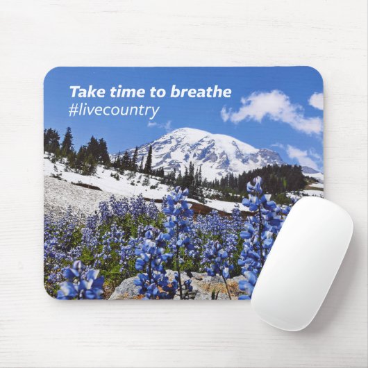 Die Nehmen-Zeit zu atmen Mousepad (Mit Mouse)