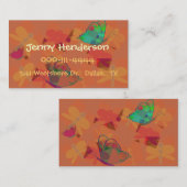 Die nennende Karte des hübschen Mädchens (Vorne/Hinten)