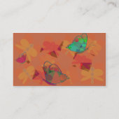 Die nennende Karte des hübschen Mädchens (Rückseite)