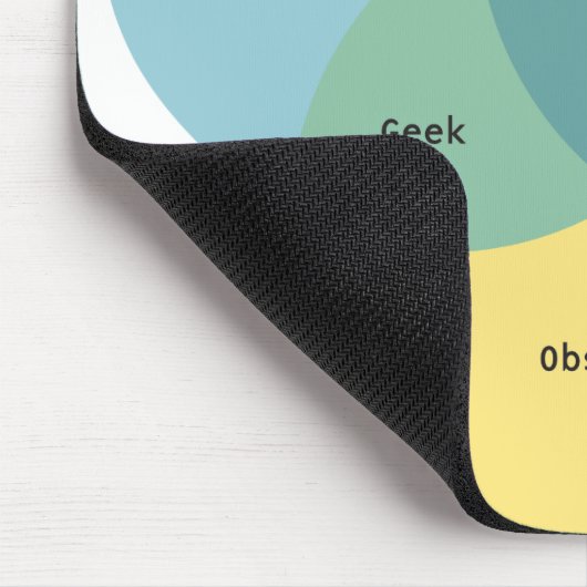 Die Nerd-Paradigma-Mausunterlage Mousepad (Ecke)