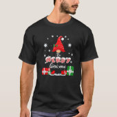Die Nerdy Gnome Familie passt Weihnachten Funny Fu T-Shirt (Vorderseite)