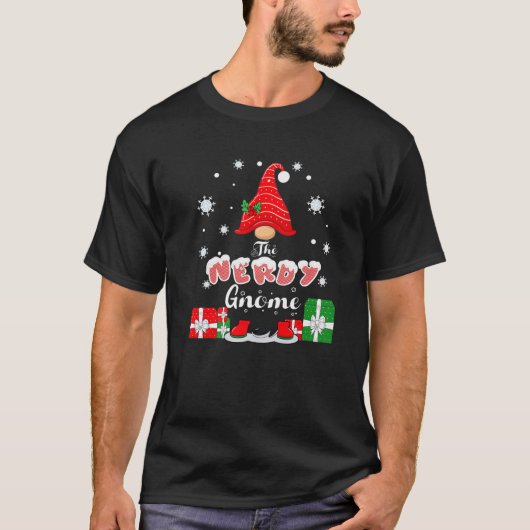 Die Nerdy Gnome Familie passt Weihnachten Funny Fu T-Shirt (Vorderseite)