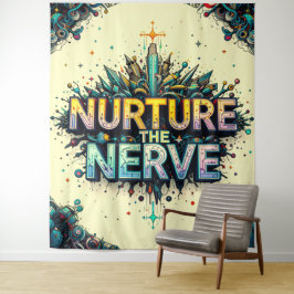 Die Nervenernährung extra groß Wandteppich