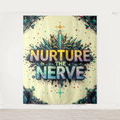 Die Nervenernährung extra groß Wandteppich (Vorderseite)