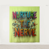 Die Nervenernährung extra groß Wandteppich (Vorderseite)