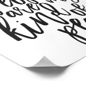 Die netten Leute sind meine Art Leute Poster (Ecke)