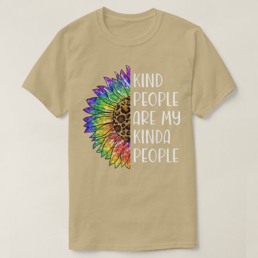 Die netten Leute sind meine Kinda Leute Hippie Gef T-Shirt (Design vorne)