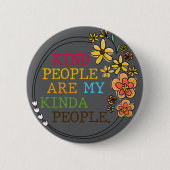 Die netten Leute sind meine Kindesmenschen Button (Vorderseite)
