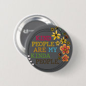 Die netten Leute sind meine Kindesmenschen Button (Vorne & Hinten)