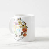 Die netten Leute sind meine Kindesmenschen Kaffeetasse (Vorderseite Links)