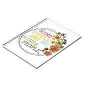 Die netten Leute sind meine Kindesmenschen Notizblock (Linke Seite)