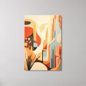 Die Neudefinition moderner Kunst durch Abstraktion Leinwanddruck (Vorderseite)