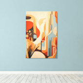 Die Neudefinition moderner Kunst durch Abstraktion Leinwanddruck (Insitu (Holzboden))