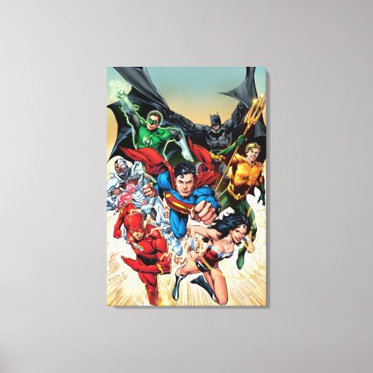 Die neue 52 Cover #1 4. Print Leinwanddruck (Vorderseite)