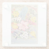 Die neue Blumenwerbung von Conard & Jones Glasuntersetzer (Rückseite)