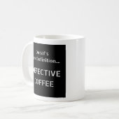 Die neue Definition von Decaf - Tasse-A-Tude Kaffeetasse (Vorderseite Links)