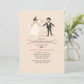 Die neue Einladung von Herrn & Frau Post Wedding B