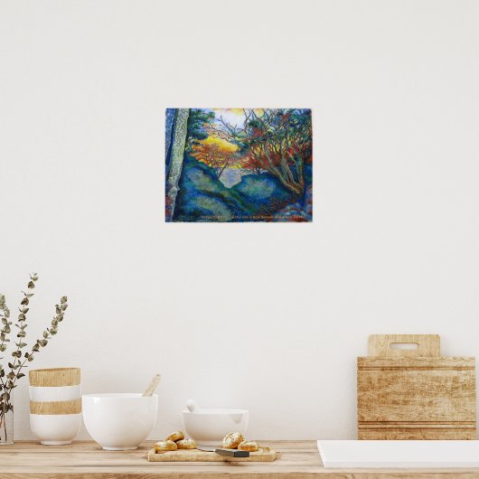 Die neue Erde Poster (Küche)