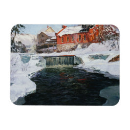 Die neue Fabrik in Lillehammer, Thaulow, Frits Magnet